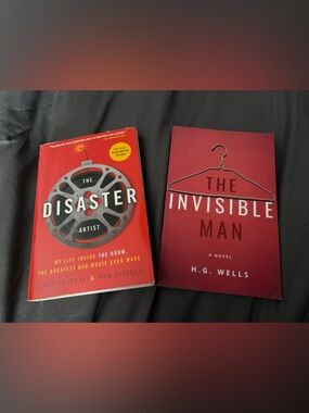 2/$20❤️- BOOKS | The Invisble Man & The Disaster Artist books
